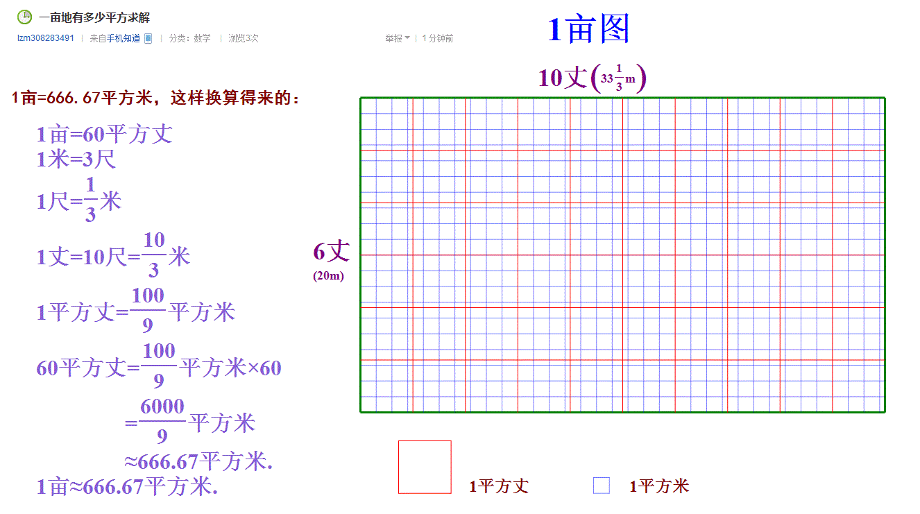 一亩地等于多少平方米(一亩地等于多少平方米?怎么算的)