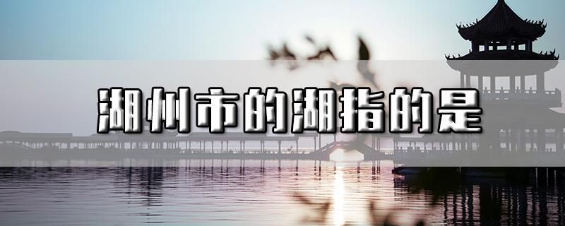 湖州市的湖指的是(湖州市的湖指的是太湖鄱阳湖洞庭湖西湖)